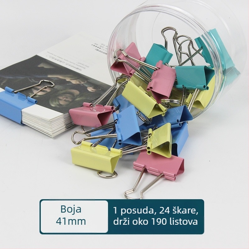 Yishen metalna mapa za račune s klipovima: long tail clip, dovetail clip, fishtail clip