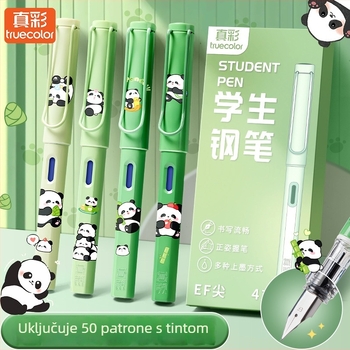 Brisivo pero za učenike, plastično kućište, sustav kartridža s tintom, nehrđajući čelik vrh, model LZ-ZCGB