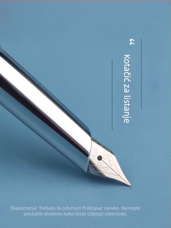 HERO Explorer nalivpero set, metalno kućište, iridij nib, zamjenjivi spremnik za tintu, pogodan poslovni poklon