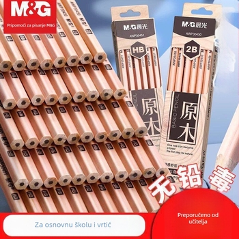 Morning Light drvena hexagonalna olovka HB za pisanje