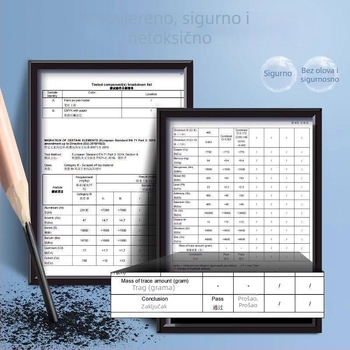 Morning Light drvena hexagonalna olovka HB za pisanje