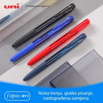 Gel olovka Uni Mitsubishi UMN-155, tinta na bazi vode, 0,38 mm vrh, neizbrisivo