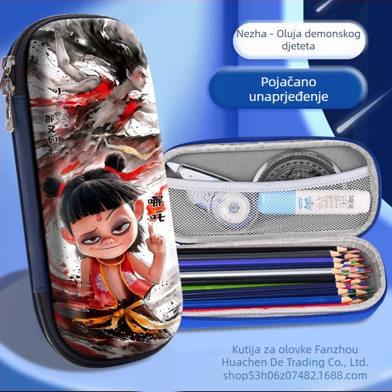 HB okrugle drvene olovke – set za početnike, crtani dizajn za djecu, osnovna škola