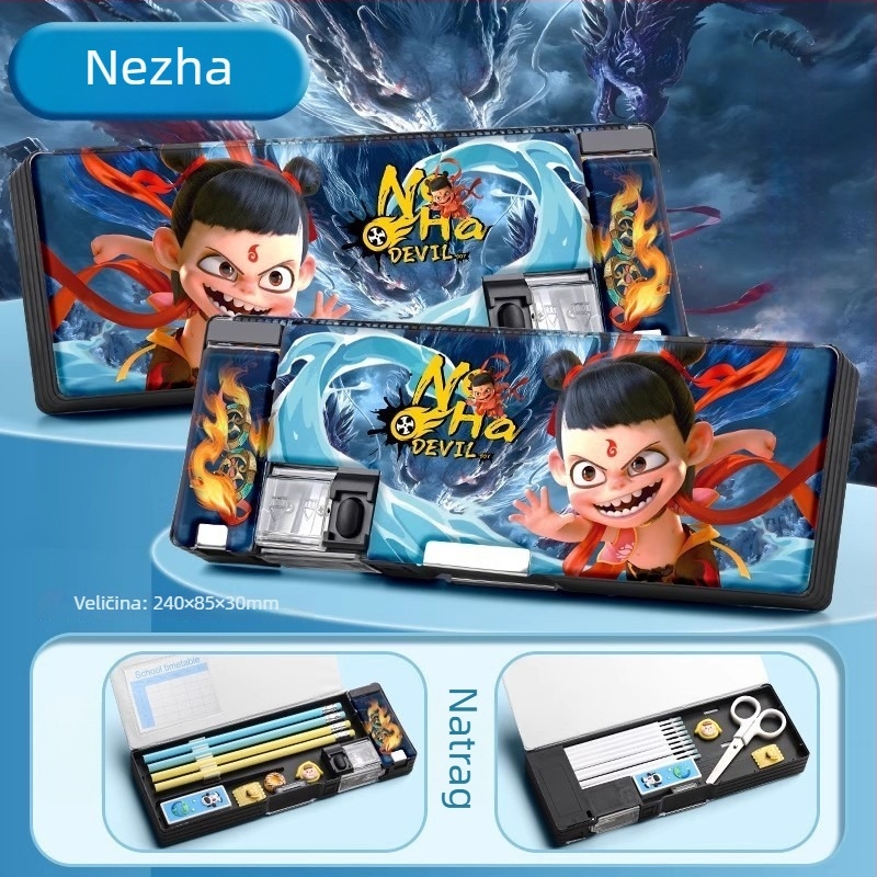 HB okrugle drvene olovke – set za početnike, crtani dizajn za djecu, osnovna škola