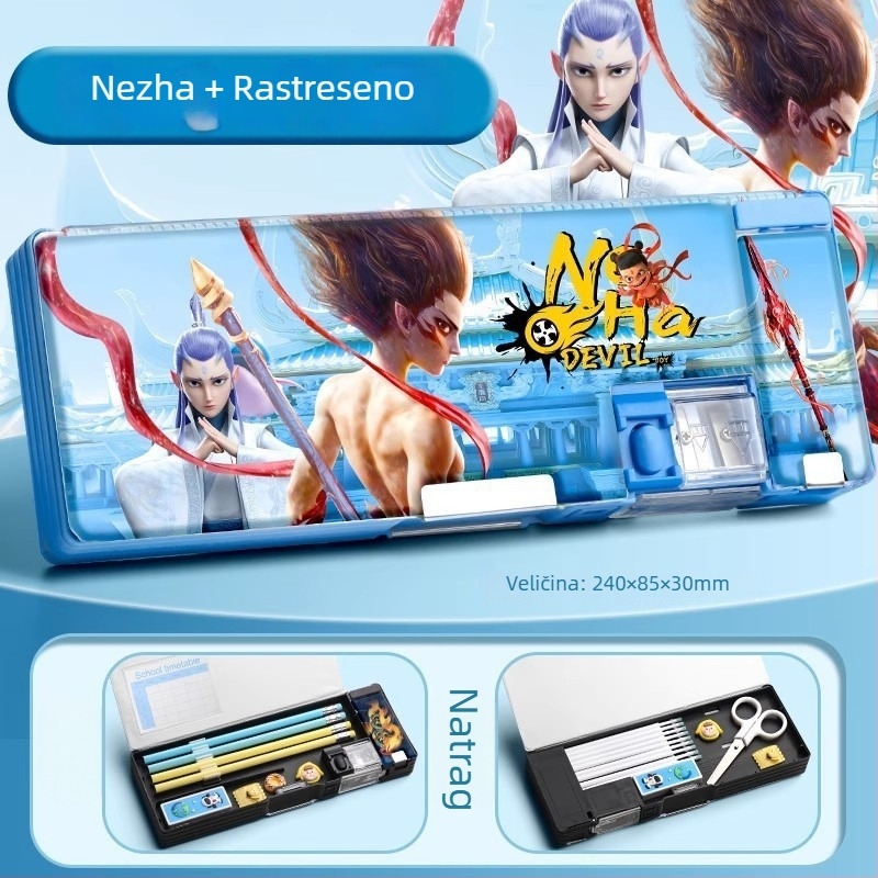 HB okrugle drvene olovke – set za početnike, crtani dizajn za djecu, osnovna škola