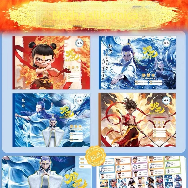 HB okrugle drvene olovke – set za početnike, crtani dizajn za djecu, osnovna škola