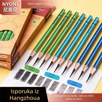 Neoni transformabilna meka olovka s drvenim kućištem, olovka s više glava i građevinska olovka