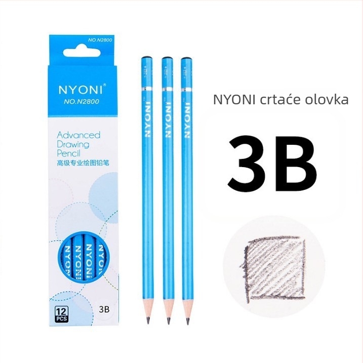 Neoni transformabilna meka olovka s drvenim kućištem, olovka s više glava i građevinska olovka