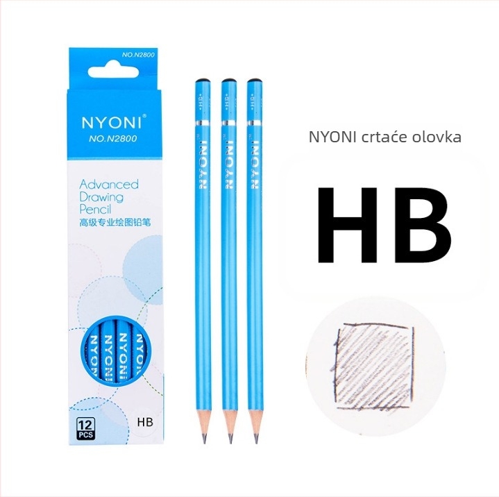 Neoni transformabilna meka olovka s drvenim kućištem, olovka s više glava i građevinska olovka