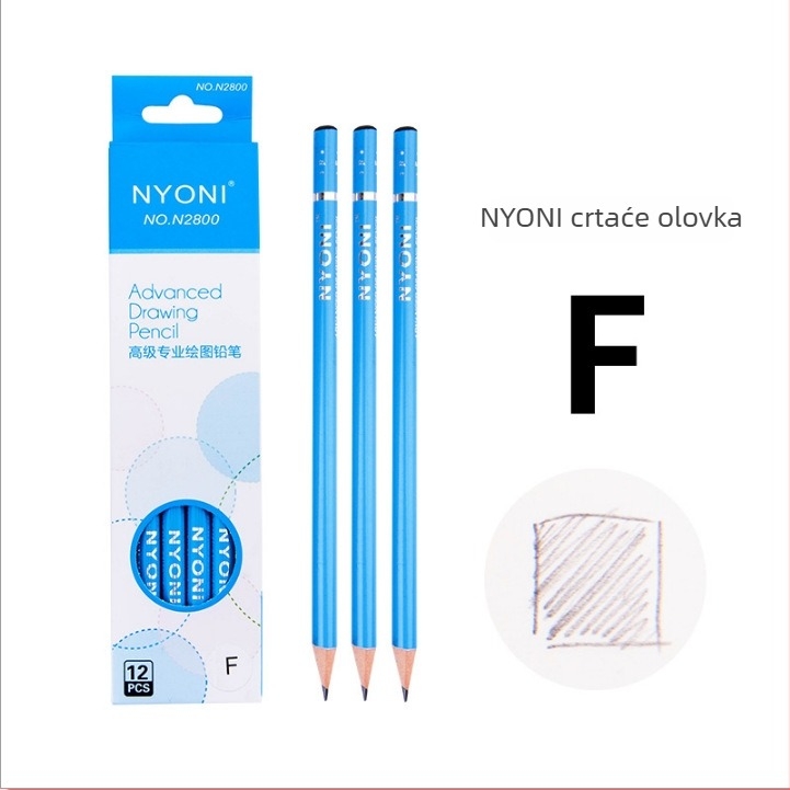 Neoni transformabilna meka olovka s drvenim kućištem, olovka s više glava i građevinska olovka