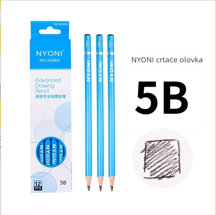 Neoni transformabilna meka olovka s drvenim kućištem, olovka s više glava i građevinska olovka