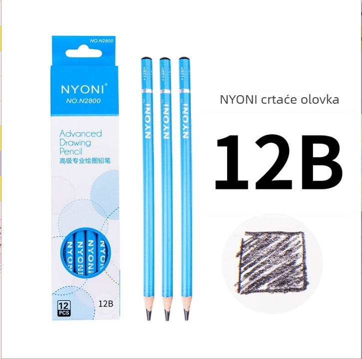 Neoni transformabilna meka olovka s drvenim kućištem, olovka s više glava i građevinska olovka