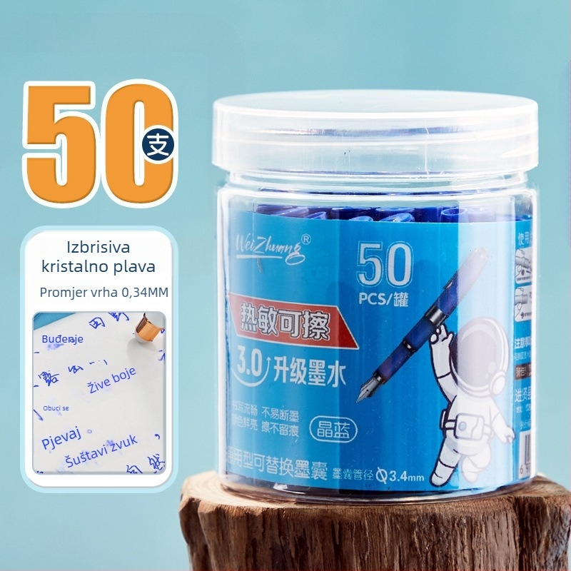 Nadomjestna vrećica tinte za pero, Weizhuang; plastika; u kutiji; za zamjenu vrećice tinte