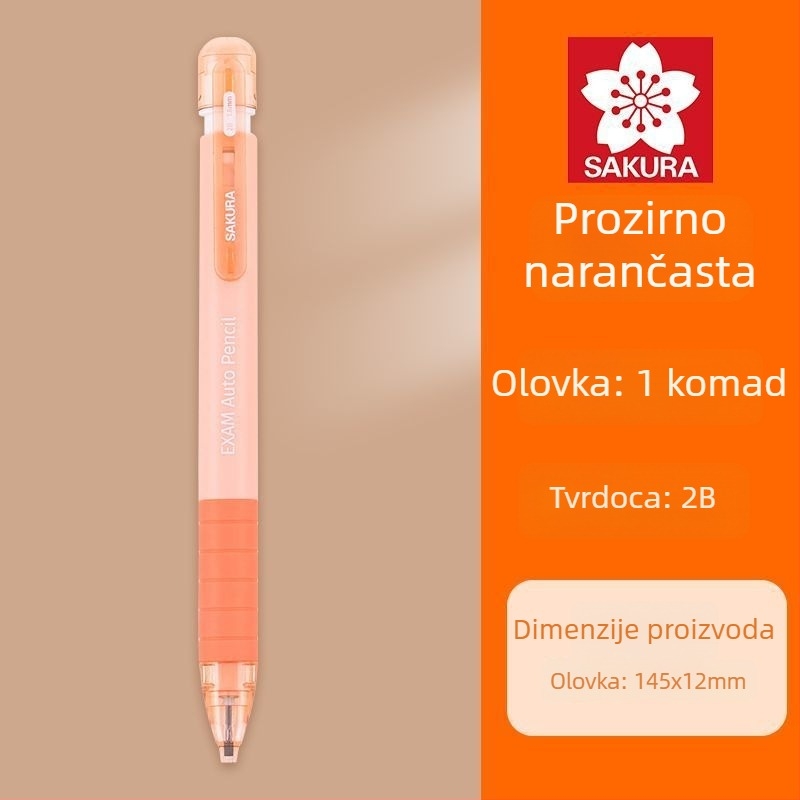 Mehanički olovka za ispite, model XES1018C, plastično kućište, posebno za crtanje kartica, olovka za ispite