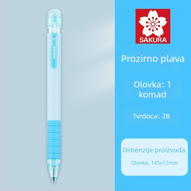 Mehanički olovka za ispite, model XES1018C, plastično kućište, posebno za crtanje kartica, olovka za ispite