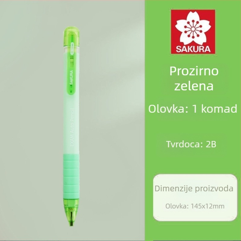 Mehanički olovka za ispite, model XES1018C, plastično kućište, posebno za crtanje kartica, olovka za ispite