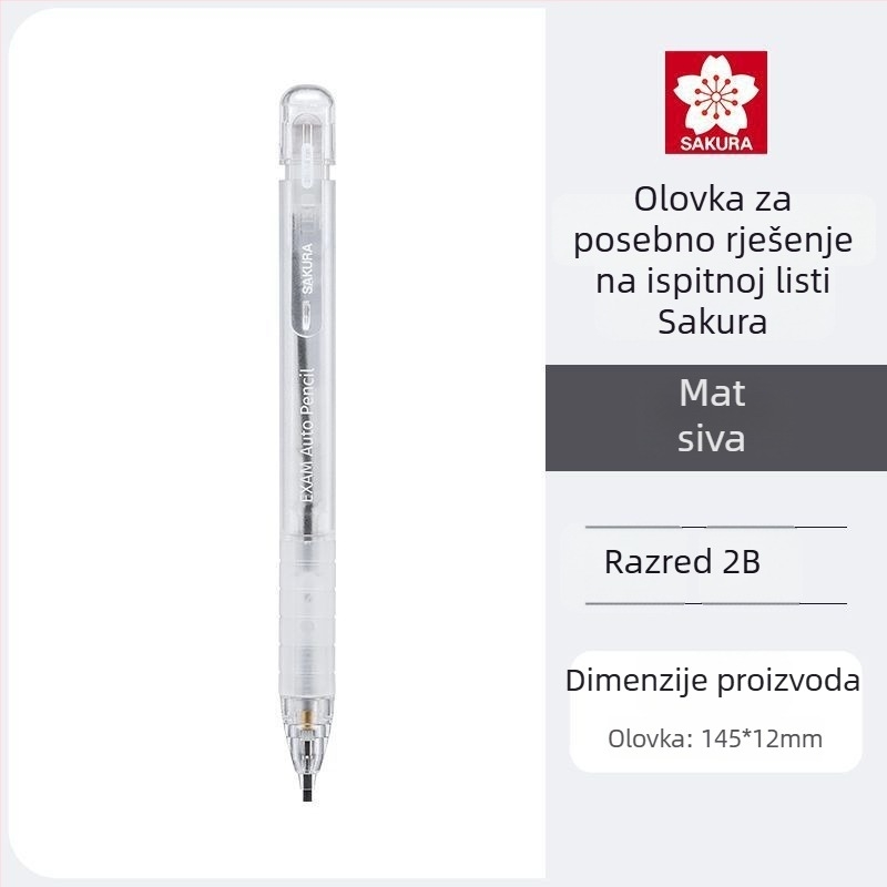 Mehanički olovka za ispite, model XES1018C, plastično kućište, posebno za crtanje kartica, olovka za ispite