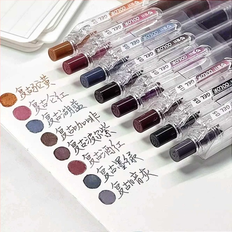 Gel pero, Marvel serija, pritisni mehanizam, metalni vrh, plastično kućište