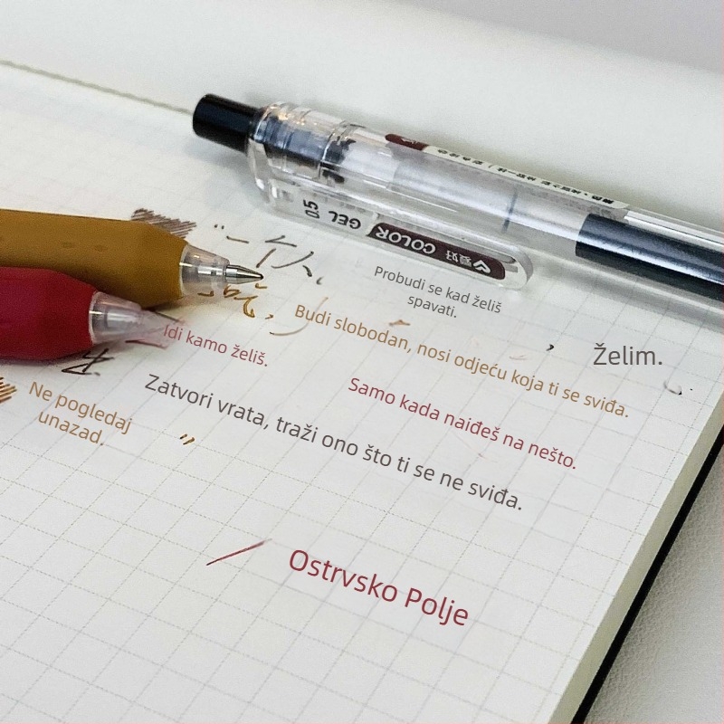 Gel pero, Marvel serija, pritisni mehanizam, metalni vrh, plastično kućište