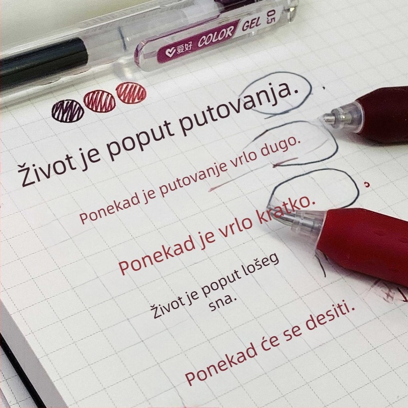 Gel pero, Marvel serija, pritisni mehanizam, metalni vrh, plastično kućište