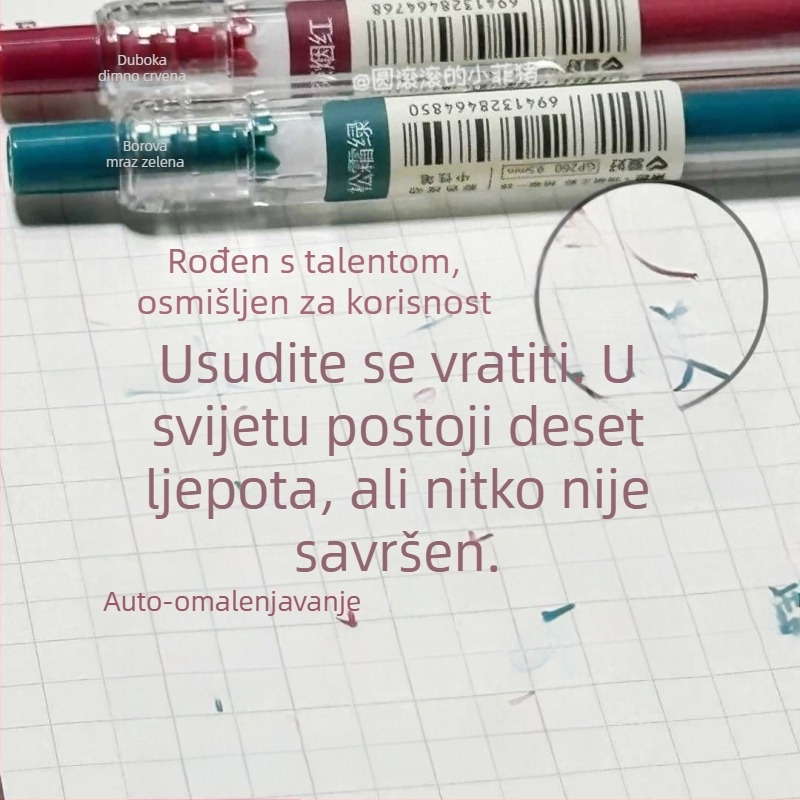 Gel pero, Marvel serija, pritisni mehanizam, metalni vrh, plastično kućište