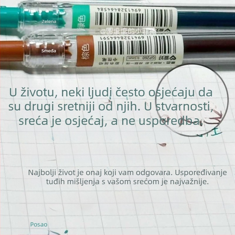 Gel pero, Marvel serija, pritisni mehanizam, metalni vrh, plastično kućište