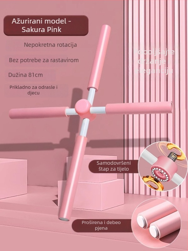Yoga elastična traka za otvaranje leđa i ramena, korekcija držanja, stojeći križni položaj, svila