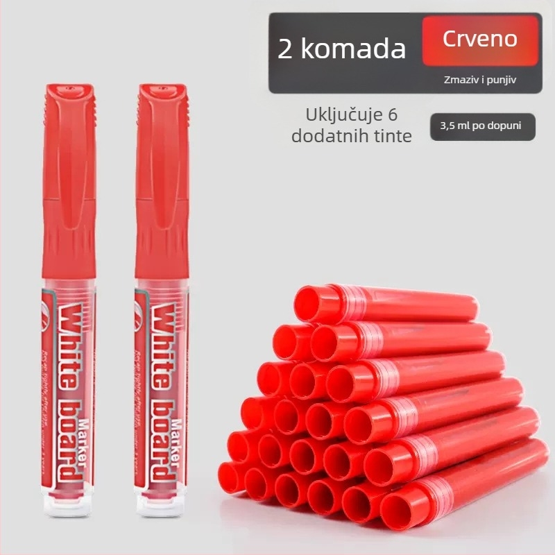 Marker za ploču s vodnom bazom, širokim vrhom, lako brisanje, za nastavnike — Brand Olympic Entertainment