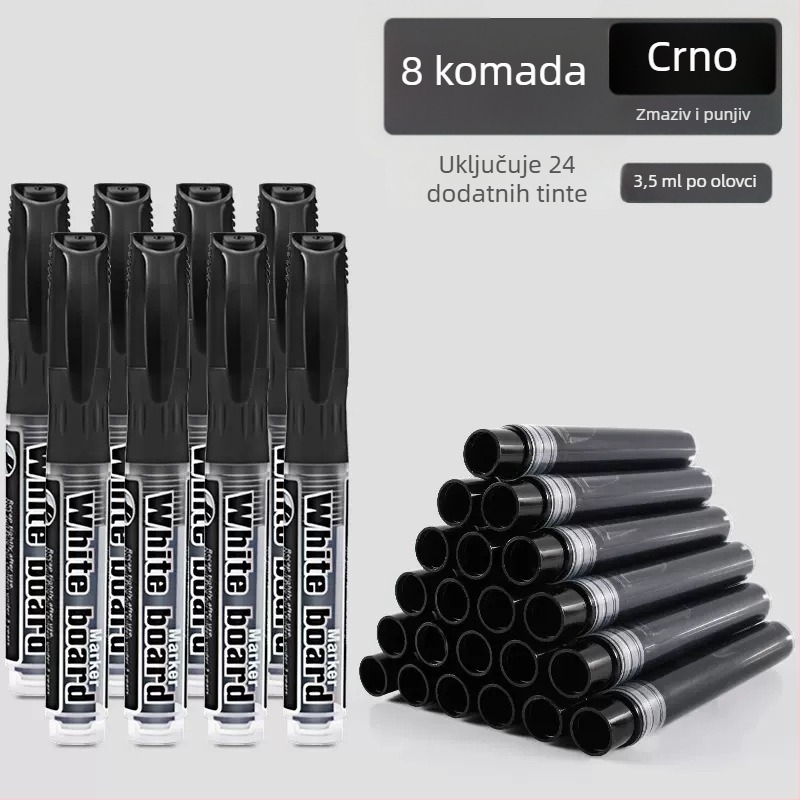 Marker za ploču s vodnom bazom, širokim vrhom, lako brisanje, za nastavnike — Brand Olympic Entertainment