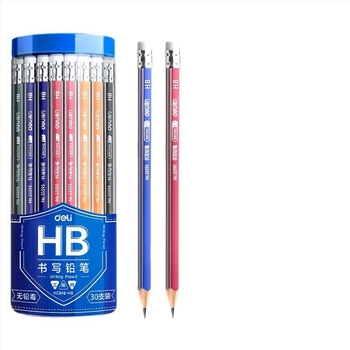 Deli okrugla drvena olovka 2B za vrtić