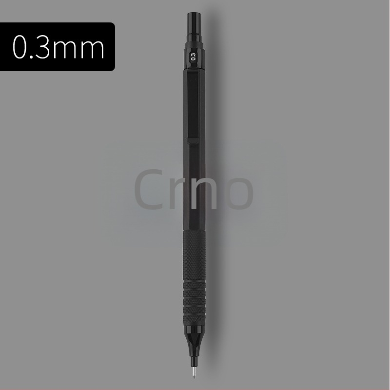 Metalni automatski olovak za crtanje i slikanje, 0.3/0.5/0.7 mm, niska središnja težina, profesionalni automatski olovak s kontinuiranim grafitom