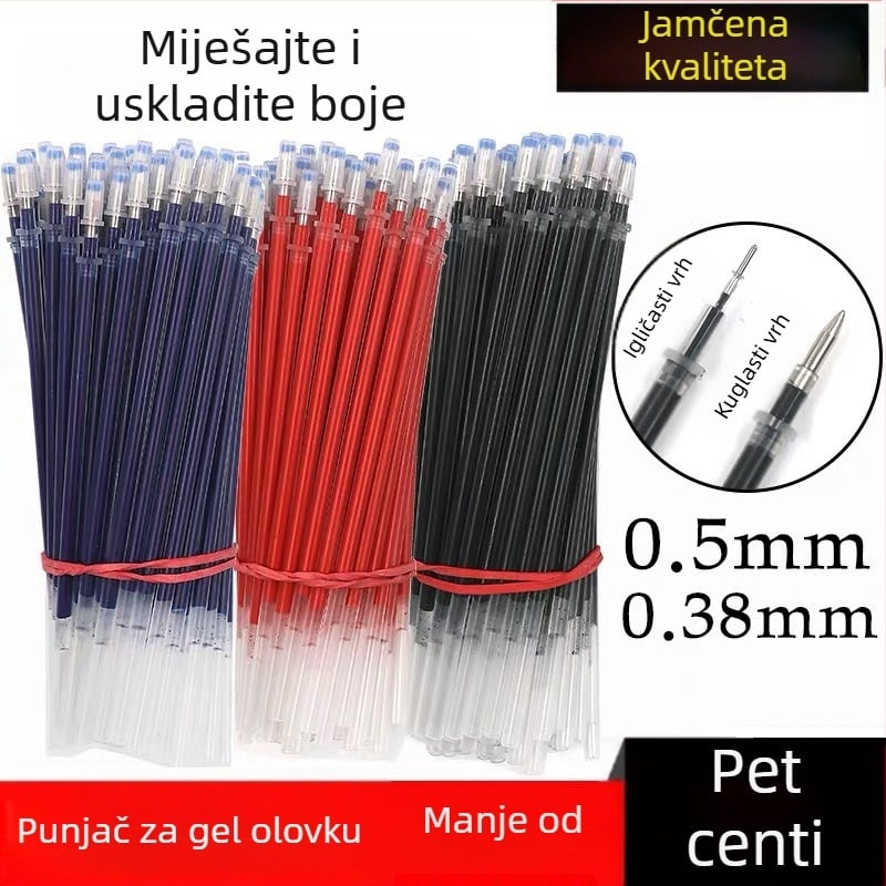 Refil za neutralno pero, tinta na bazi vode, model 1