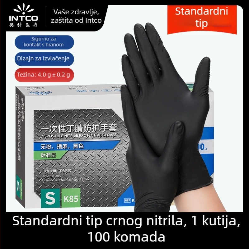 Jednokratne nitril rukavice, otporne na rezanje, za hotelsku ugostiteljstvo, industrijsku proizvodnju, laboratorije i kozmetičke salone – težina 420-522