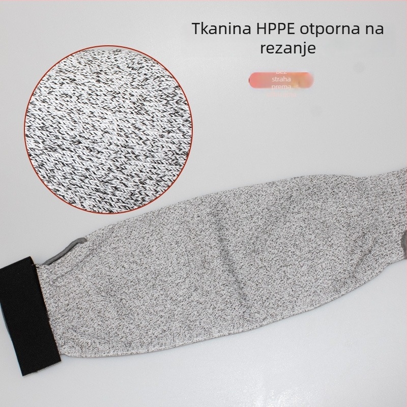 HPPE zaštitnik podlaktice, razina 5, otporan na rezanje i habanje, za obradu stakla i metala