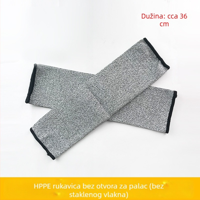 HPPE zaštitnik podlaktice, razina 5, otporan na rezanje i habanje, za obradu stakla i metala
