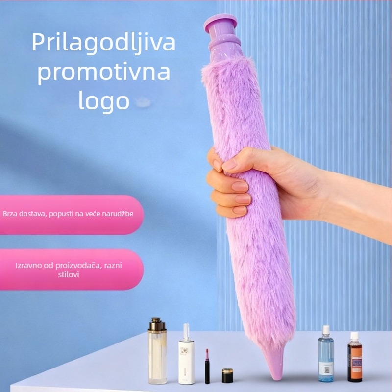 Plišano kuglična olovka s pritiskom, marka Grid time, model Press, vrh: kuglica, pakiranje: masovno