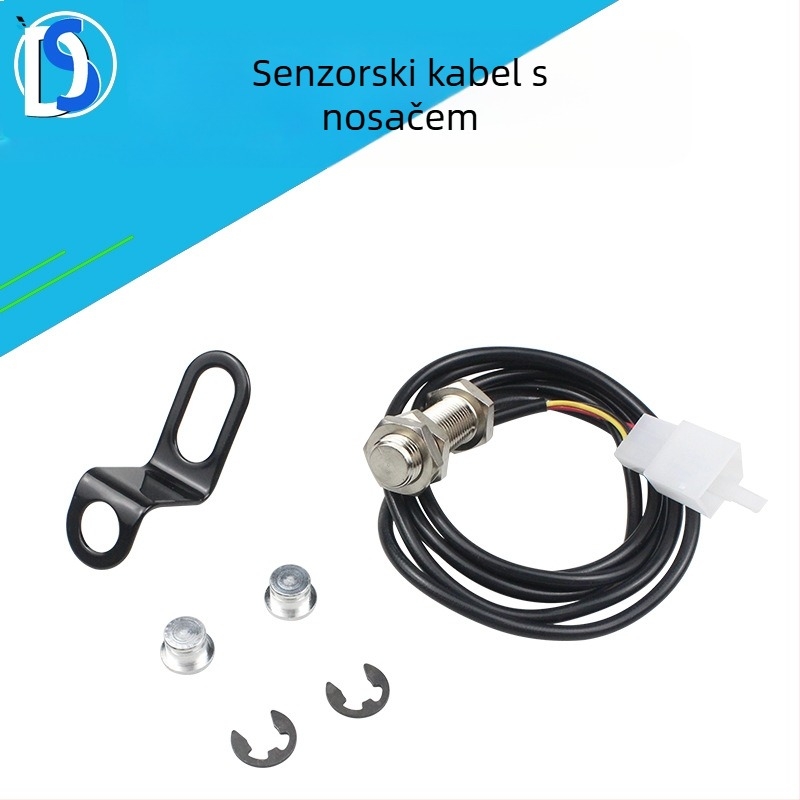 Man qishi digitalni odometar za motocikl, senzor brzine i tachometar s nosačem