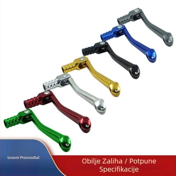 CNC ručica mjenjača za motocikl — aluminijska legura, jednostruka ručica, univerzalna kompatibilnost, model XGS-168