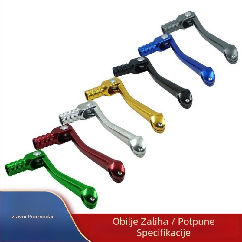 CNC ručica mjenjača za motocikl — aluminijska legura, jednostruka ručica, univerzalna kompatibilnost, model XGS-168