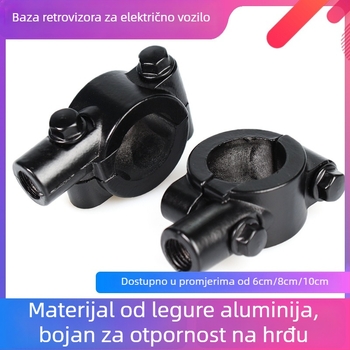 Nosač retrovizora za motocikl i električno vozilo; nosač kompatibilan s krovom za bicikl i električni tricikl