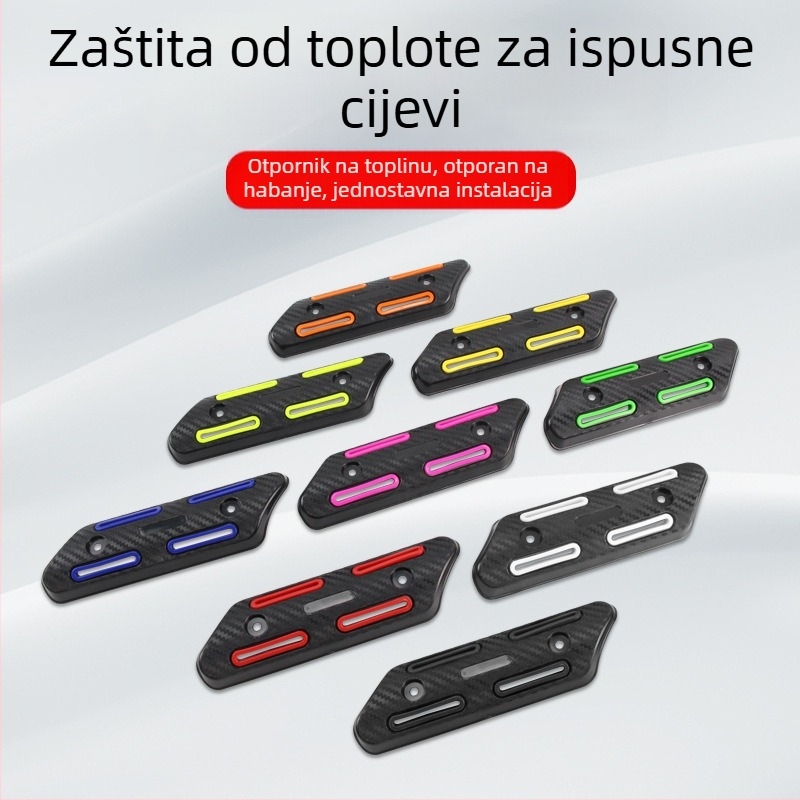Univerzalni poklopac zaštite ispušnog sustava ABS-a za Jinji 300 – Model XG-332, off-road motocikl, dekorativna izolacija topline