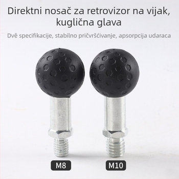 Držač za telefon za motocikle i električna vozila, kompatibilnost M8/M10, model Qj-002, opća svrha