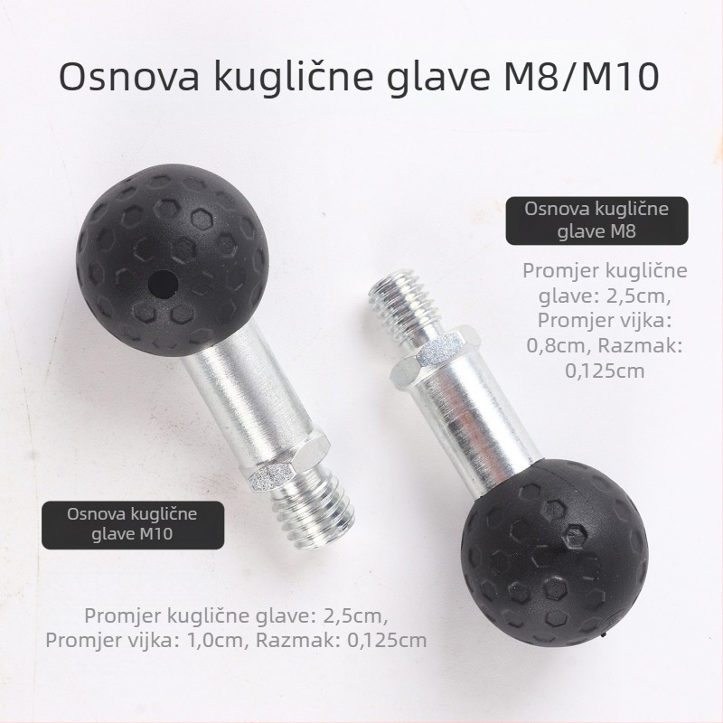 Držač za telefon za motocikle i električna vozila, kompatibilnost M8/M10, model Qj-002, opća svrha