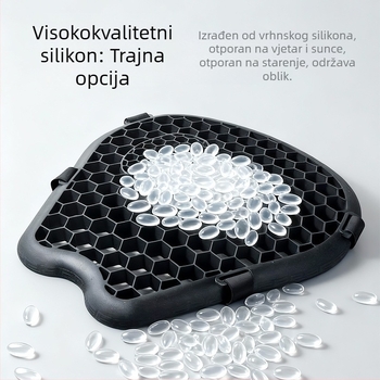 Youtai 086 silikon jastučić za sjedalo motocikla – prozračan, ublažava udarce, univerzalna prilagodba