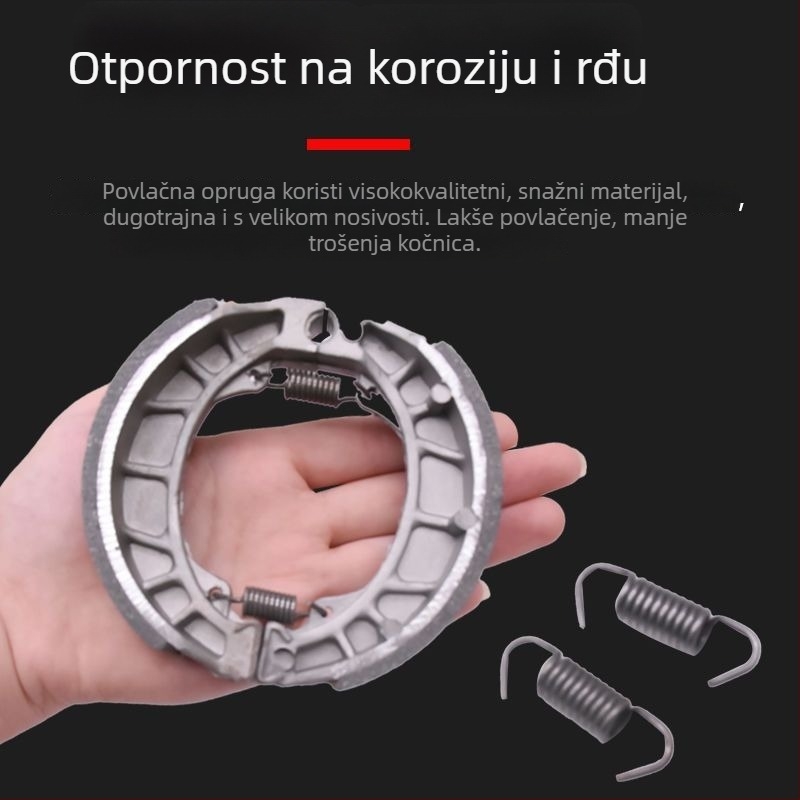 Kočione pločice za električni motocikl, prednje i stražnje, CG125, polu-metalne, marke Zhenke