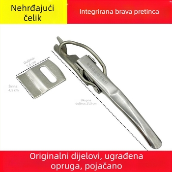 Nehrđajući čelična ručica za zaključavanje za pretinac vrata