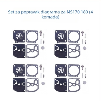Set dijafragmi karburatora za Zama Stihl 018 MS180 i 017 MS170