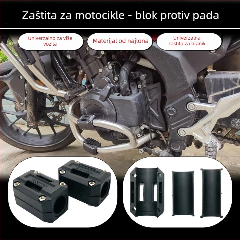 Blok protiv sudara za motocikle – plastična zaštitna podloga za branik – otporna na ogrebotine