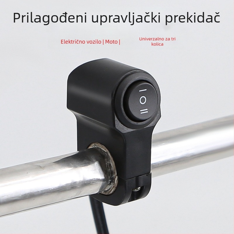 Penwei A01 3-linijski prekidač upravljača za retrofitting motocikala, opća primjenjivost