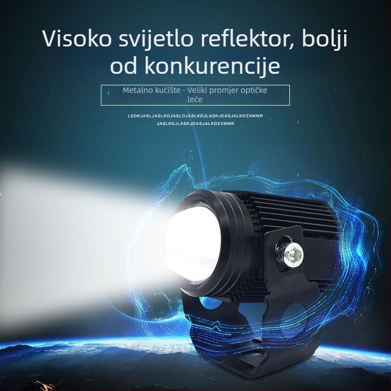 Leća reflektora za automobile i motocikle s laserskim farom, visoka svjetlost — Powerful Factory